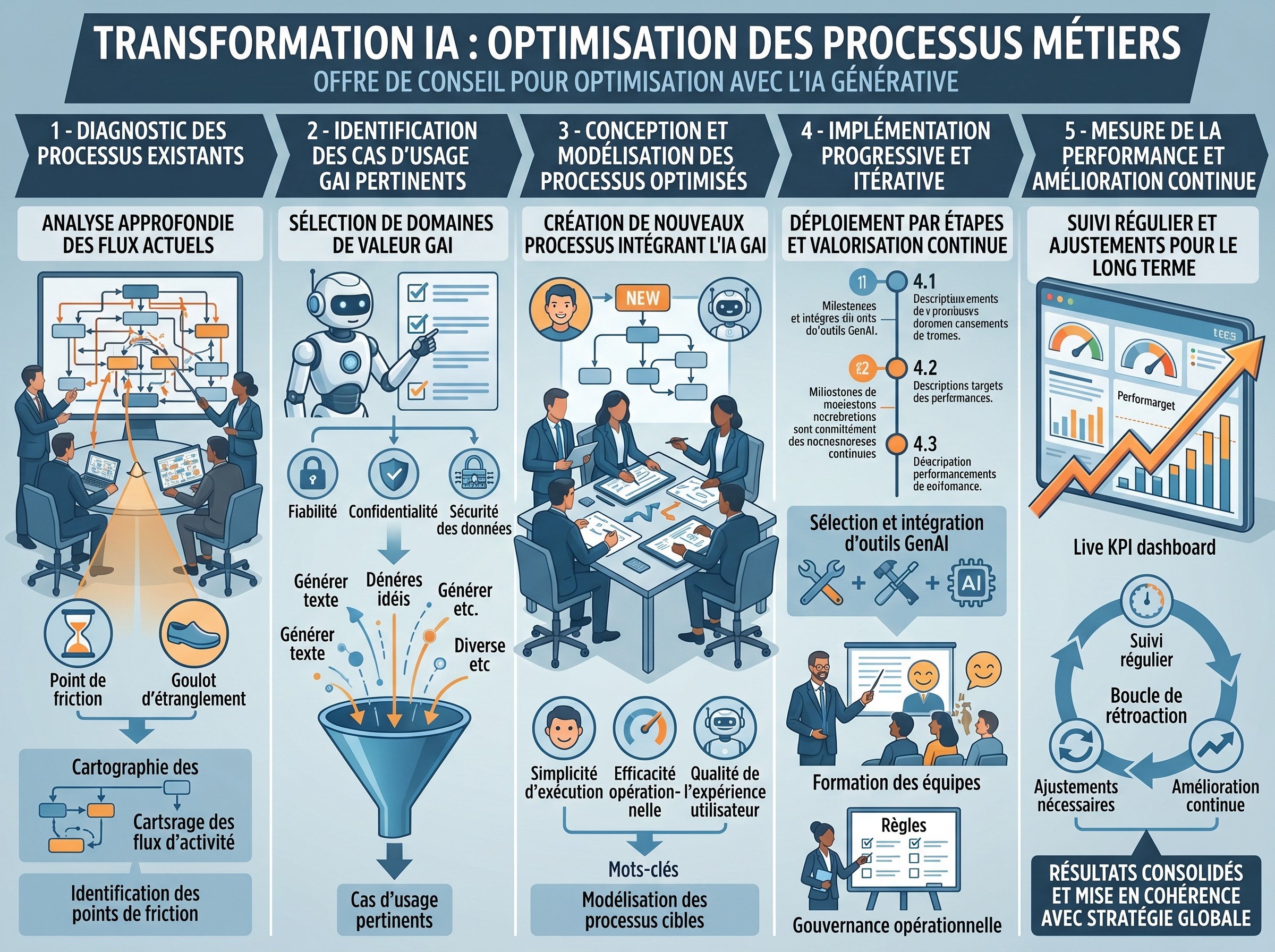 Refonte d'un processus métier entre les équipes et les agents IA