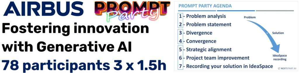 Prompt Party Airbus : favoriser l'innovation avec l'IA générative, 78 participants