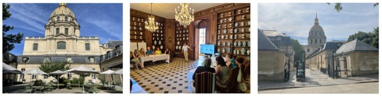 Ministère des Armées, séminaire managérial aux Invalides : Prompt Challenge sur des cas managériaux réels, 18 managers, 2 jours, satisfaction 8,7/10