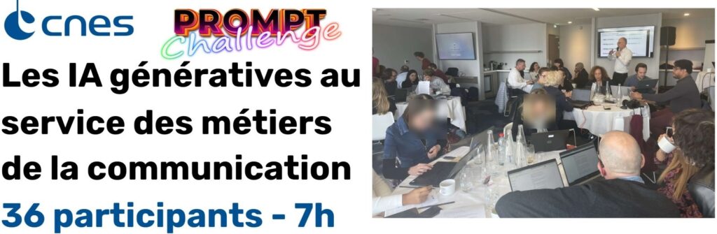 CNES Prompt Challenge: Generative AI for communication professions, 36 participants